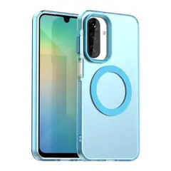 GENERICO - Carcasa para Samsung A17 5G Compatible Carga Magnética Mate - Celeste
