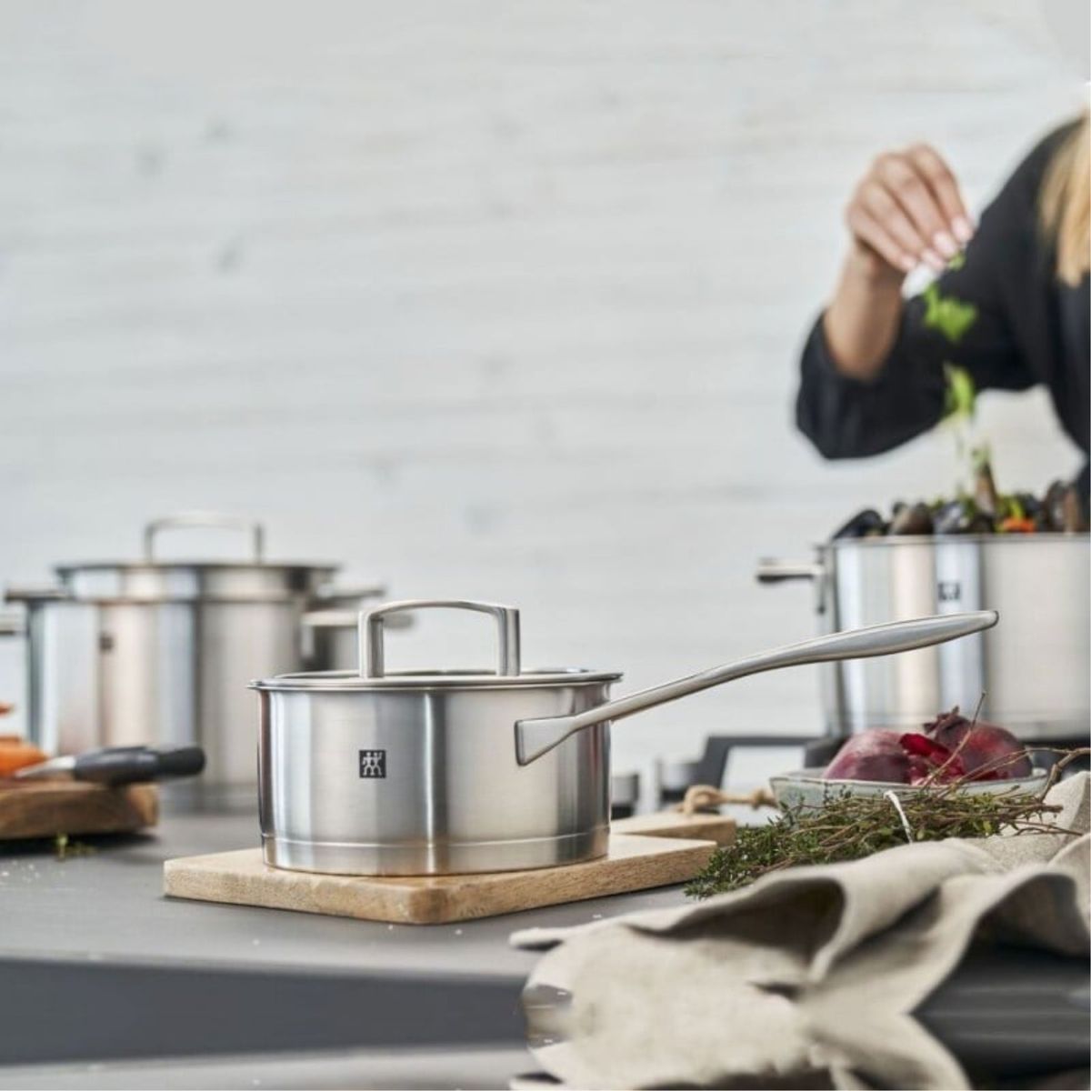 ZWILLING - Set de Ollas 5 Pcs Vitality Acero Inoxidable Zwilling