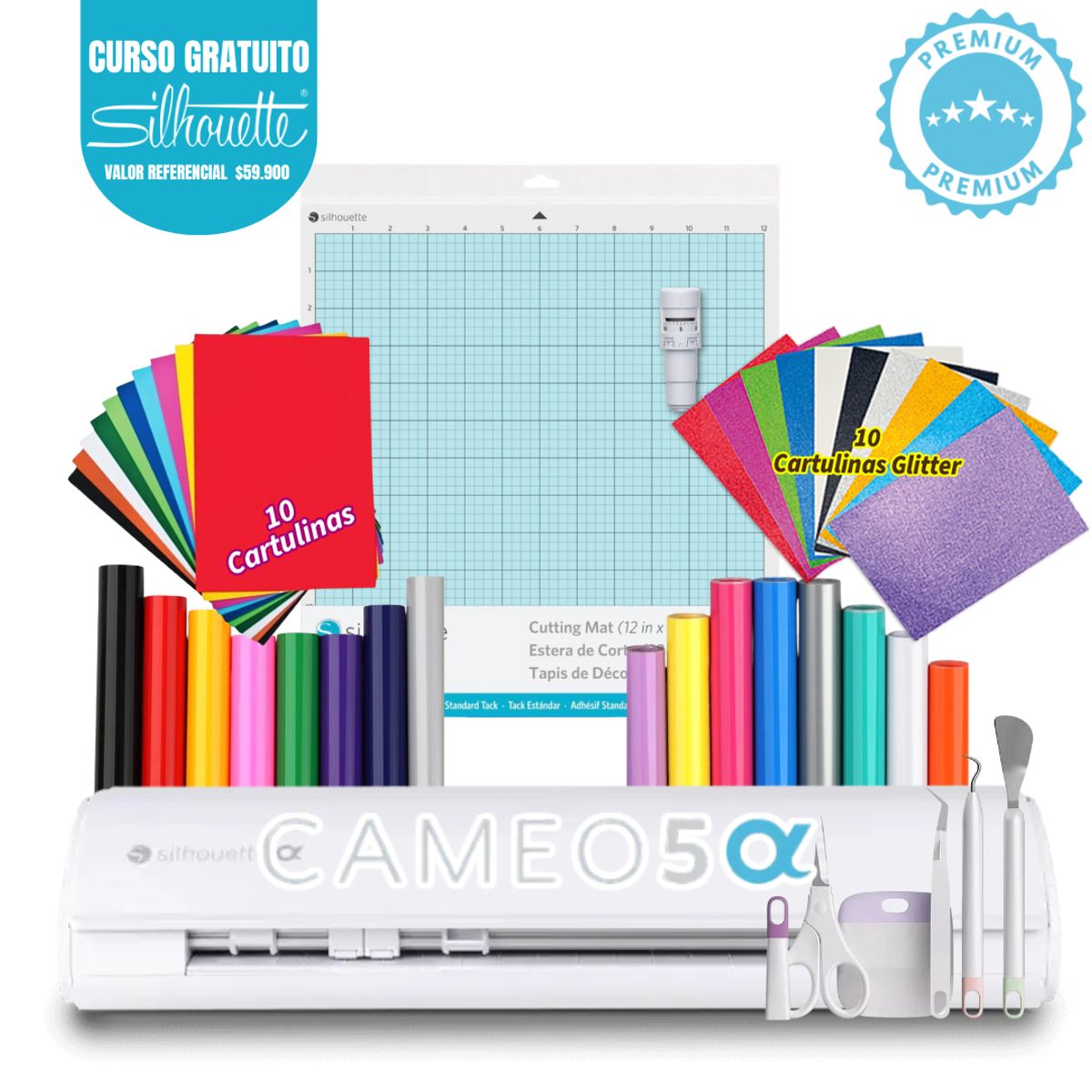 SILHOUETTE - Nuevo Plotter Cameo 5 Alpha inicio insumos K230
