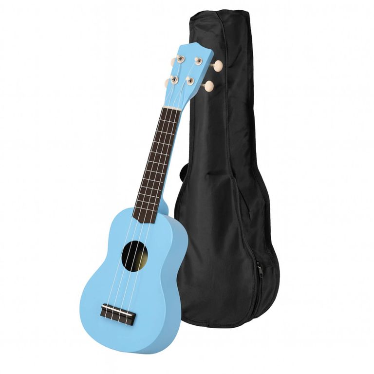 Ukelele Soprano 21 Pulgadas + Bolso Celeste