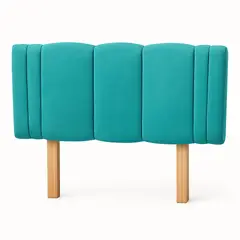 GENERICO - Respaldo 2 Plazas Ejecutivo Turquesa Lino