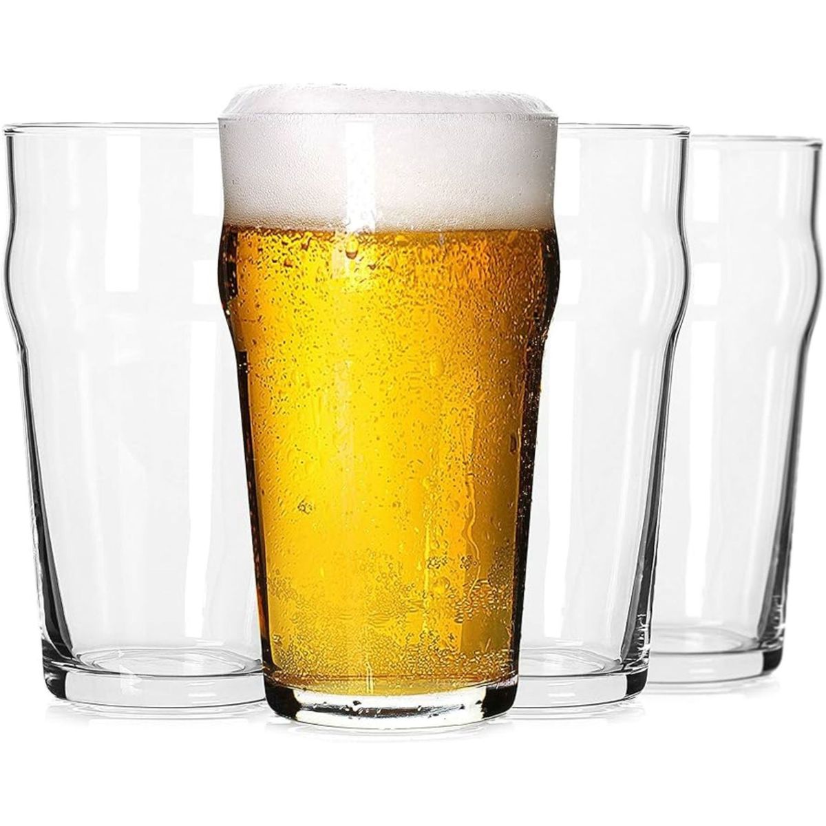 CRISTAR - Set 6 Vasos Cervecero Grande De Vidrio 595cc - Britain