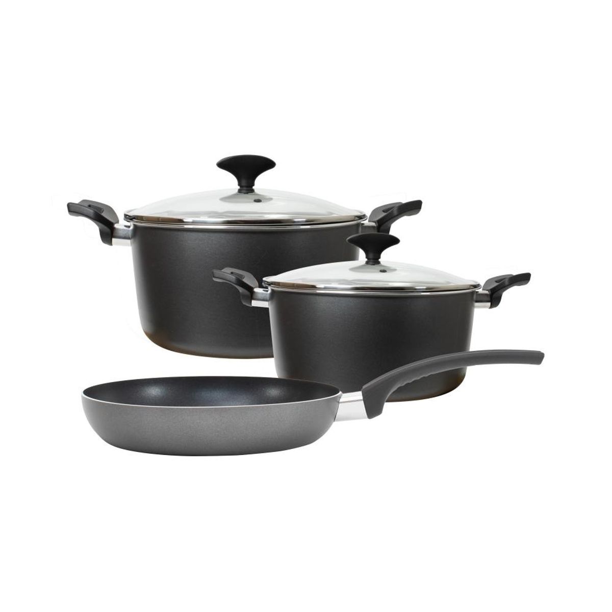 ILKO - Batería De Cocina Ilko 5 Piezas Aluminio Reciclado Everyday