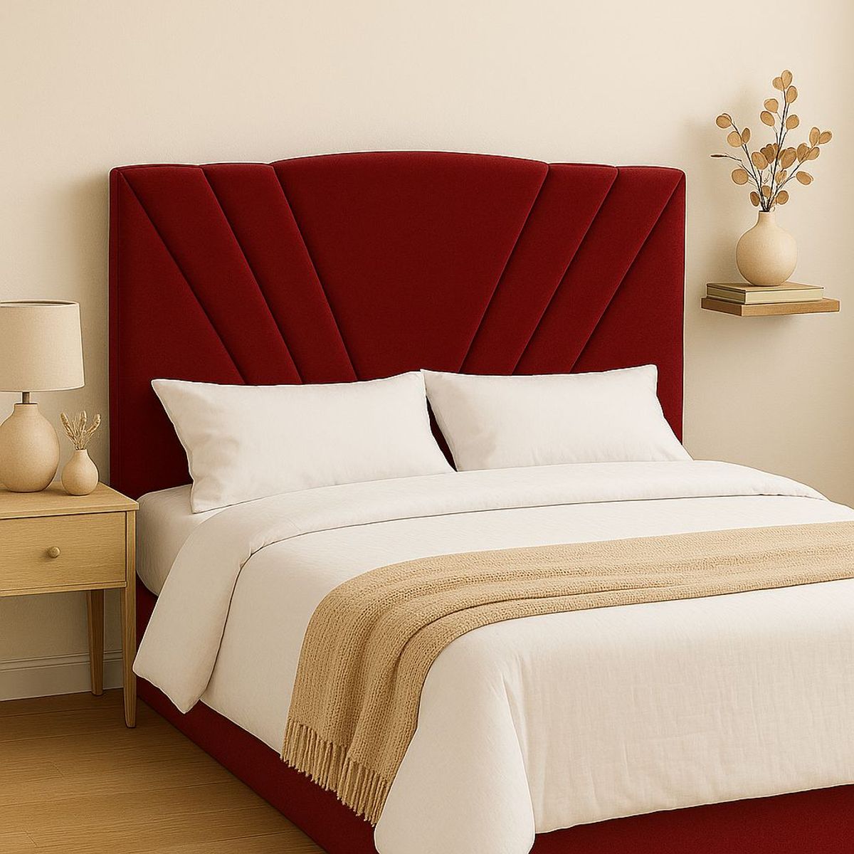 GENERICO - Respaldo 2 Plazas Tubular en V Burdeo Lino