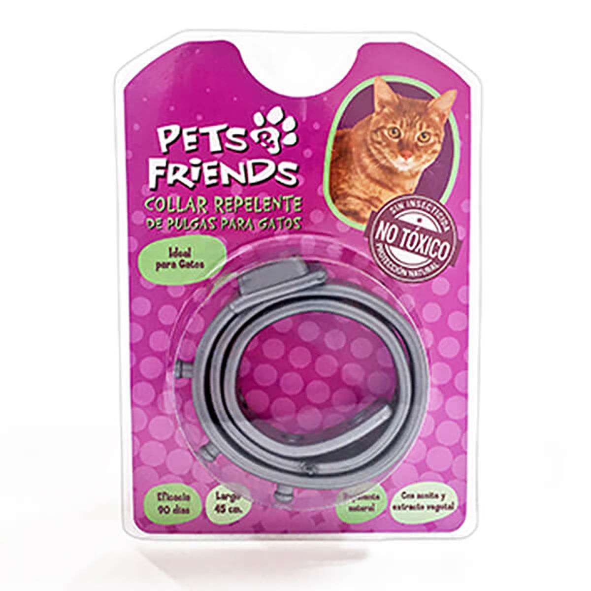PETS AND FRIENDS - Collar Repelente Antipulgas Para Gato Pets&Friends