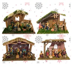 EKOL TACTICA MILITAR - Pesebres Navideños De Madera Nacimiento Hogar Navidad 2025