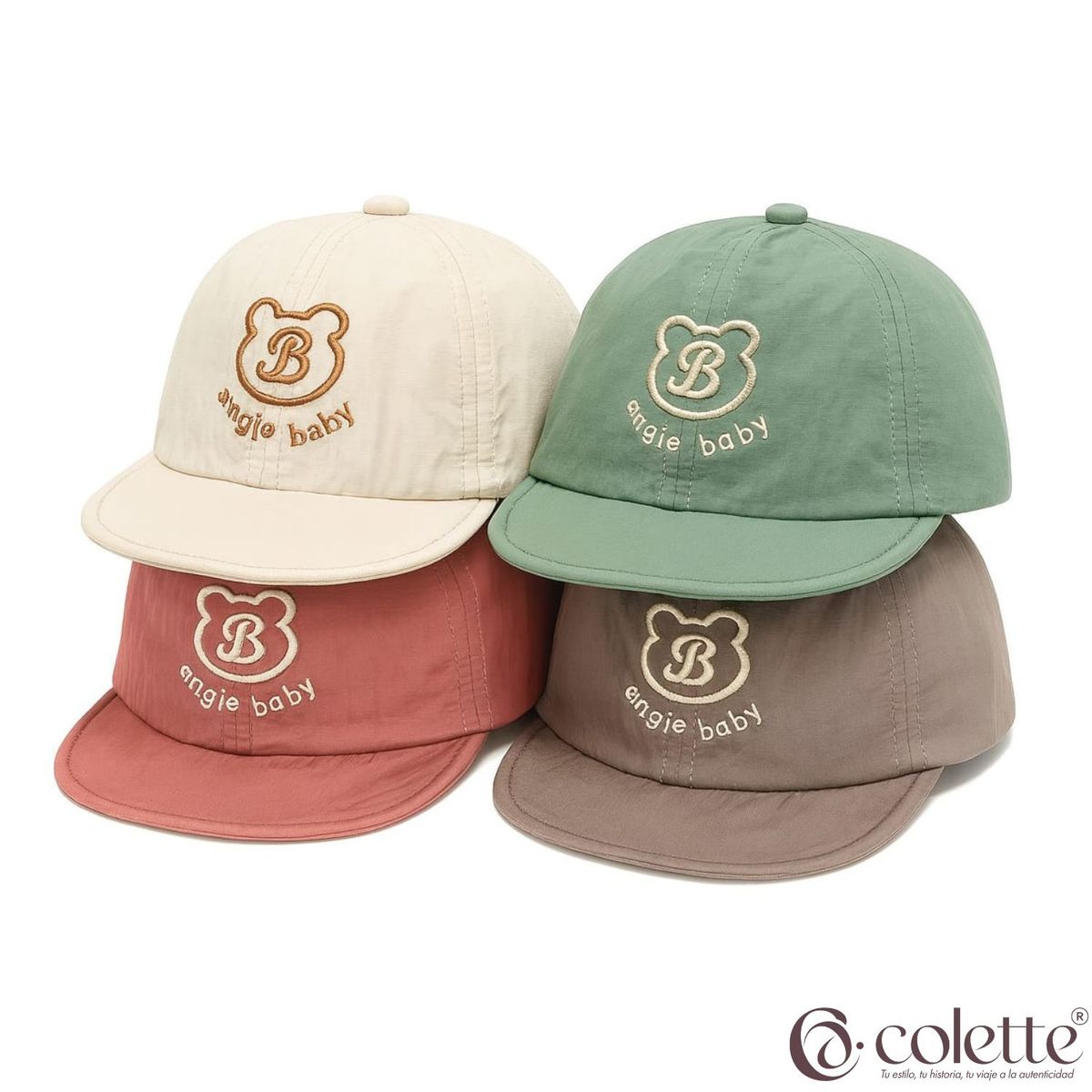COLETTE - Gorra Estilo Beisbol Bebes Angie Colores