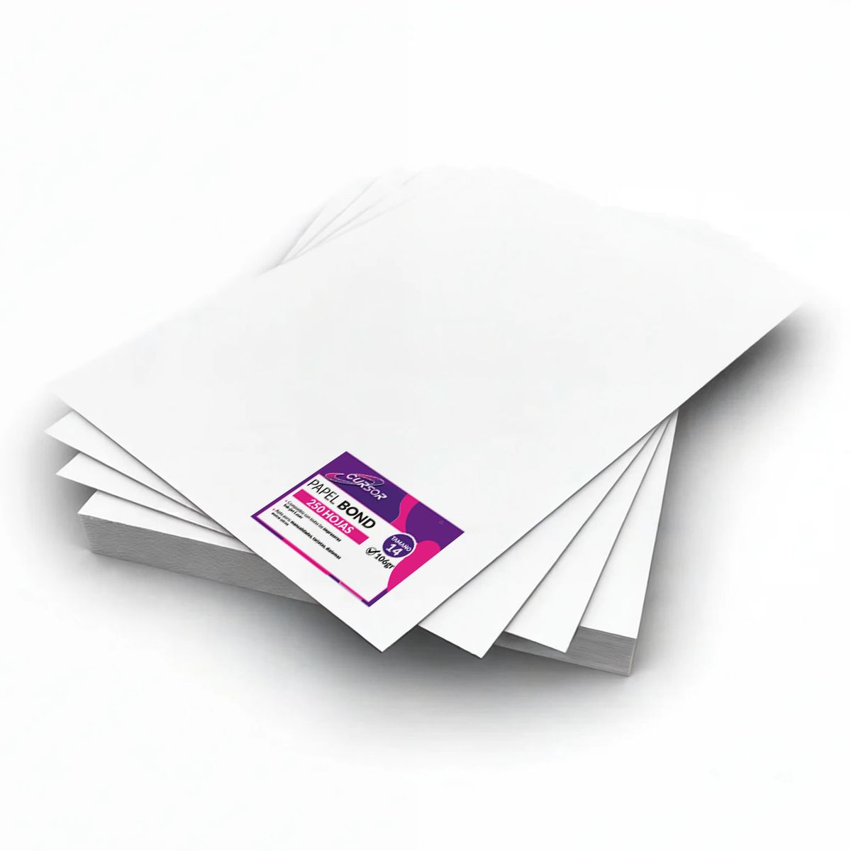 CURSOR - Papel Bond Tamano 14 T14 Carta Grafico 250 Hojas Cursor