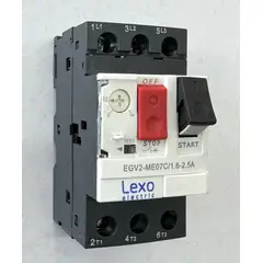 LEXO - Protección Motor 1,6 - 2,5a Regulable Termomagnético