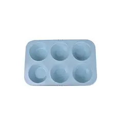 ROICHEN - Molde 6 Muffins 34x22cm Celeste Magnolia