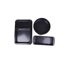 ROICHEN - Set Repostería 4 pzs Negro Magnolia