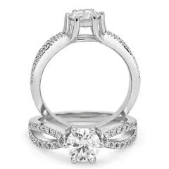 BOOMZAIR - Anillo de compromiso INFINITY SPLIT