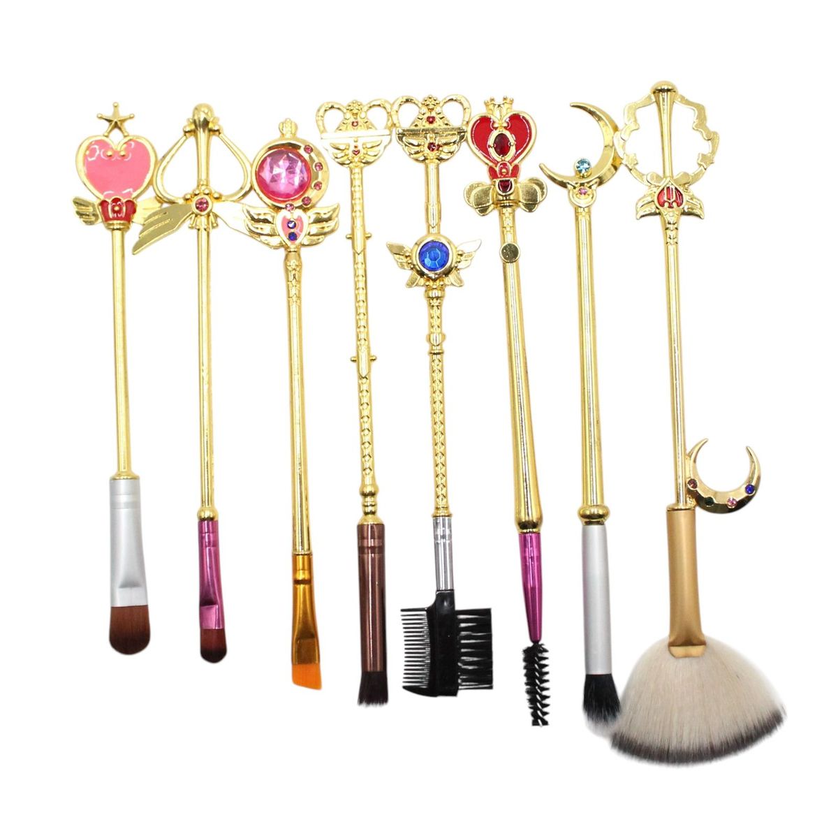 GENERICO - Set de brochas de maquillaje Sailor Moon