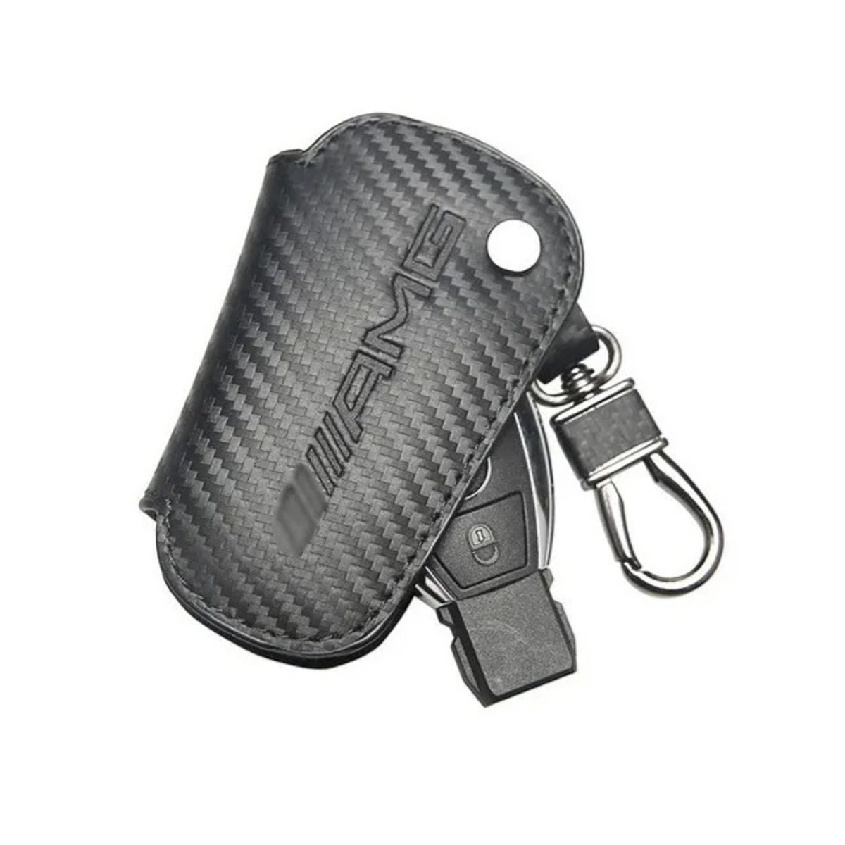 GENERICO - Funda Cubre Llave para Mercedes Benz Amg Look Fibra Carbono