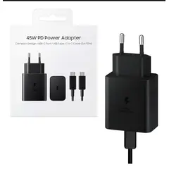 GENERICO - Cargador Carga Rápida 45w Negro