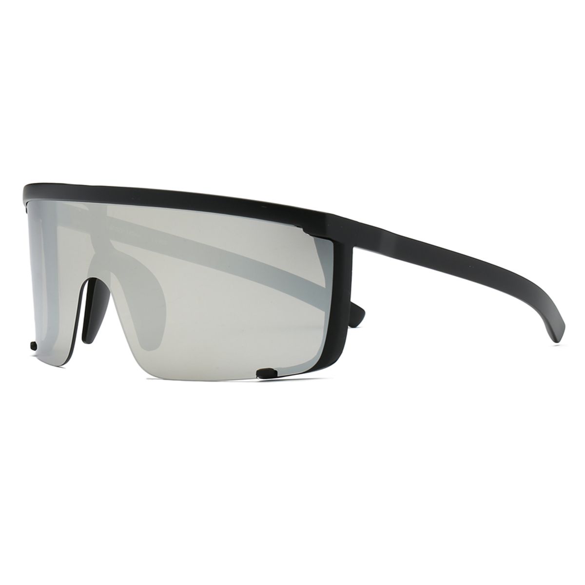 POLASUP - POLASUP LETNES Gafas de sol deportivas plateadas reflectantes para correr y andar en bicicleta UV400