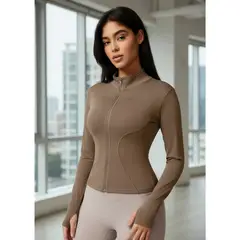 LOOK SHOP - Chaqueta Deportiva Yoga Mujer. Ajustada Compresión Viral 9014