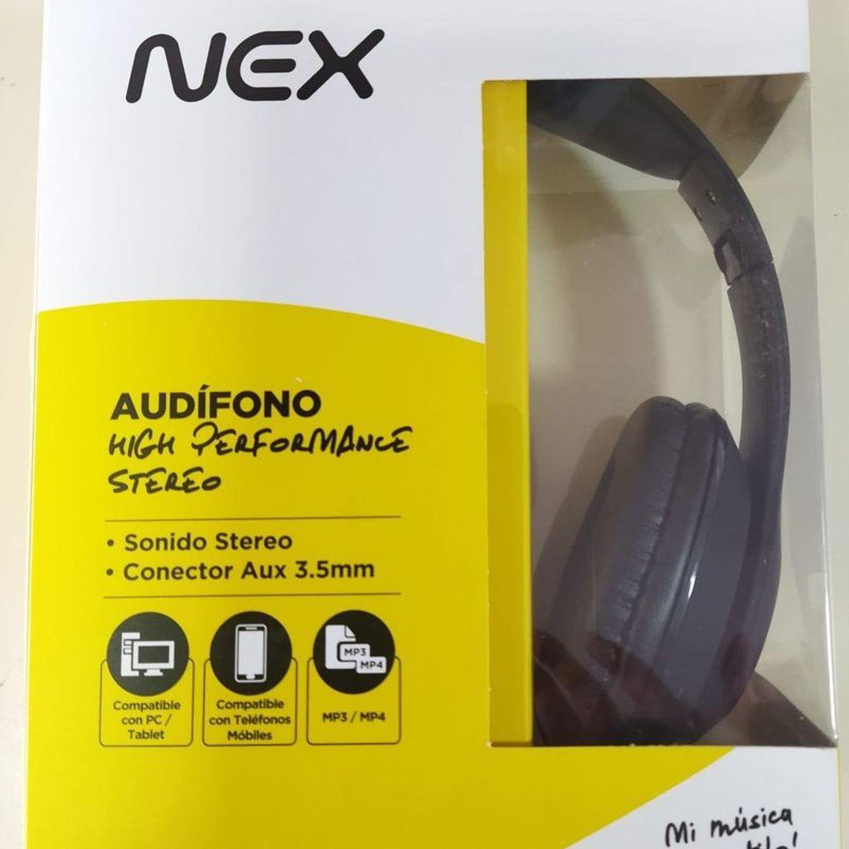 GENERICO - Audifonos nex Sonido stereo Compatible con telefonos mobiles