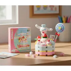 GENERICO - Figura Sorpresa Armable Cinnamoroll Edicion Frutilla