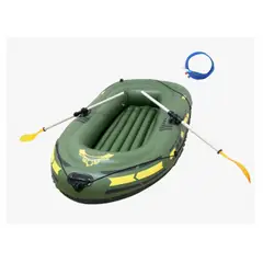 GENERICO - Bote Inflable con Inflador remos Cuerda E Inflador 230x130 cm