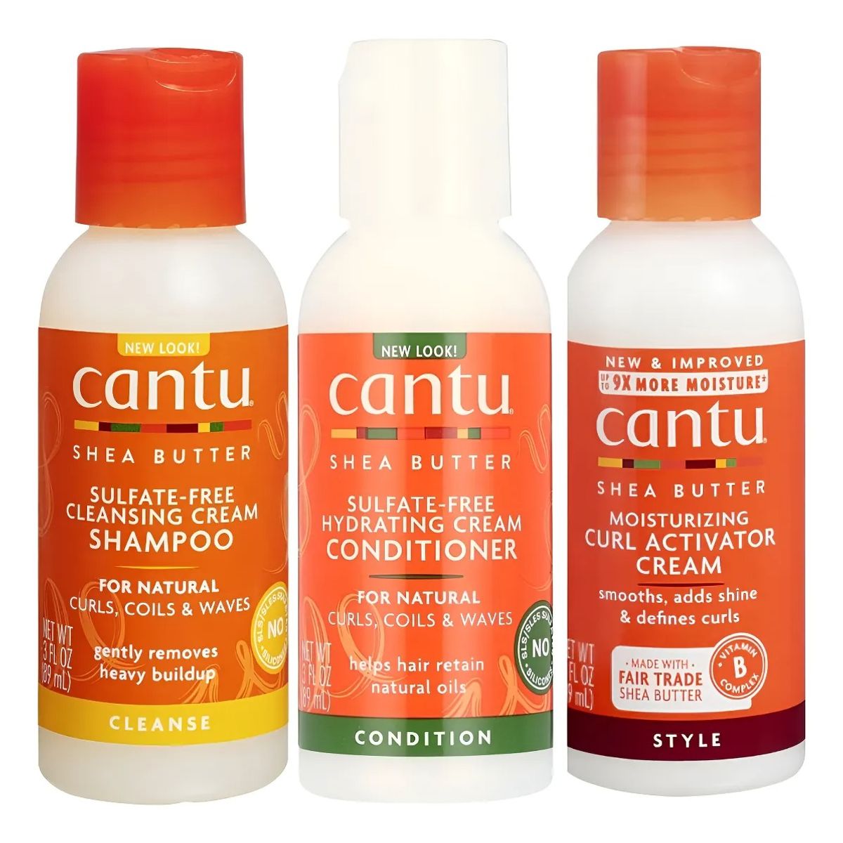 CANTU - Set de Viaje travel Cantu Shea Butter Shampoo Acondicionador y Activador