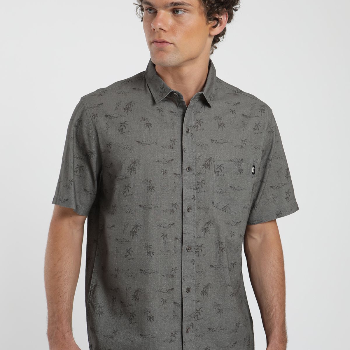 FROENS - Camisa hombre manga corta Hawaii Froens - Algodón orgánico