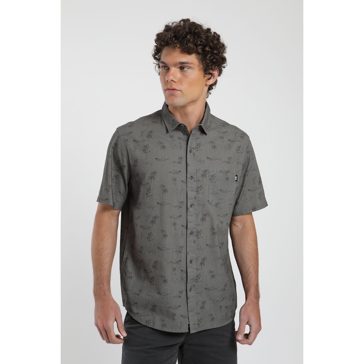 FROENS - Camisa hombre manga corta Hawaii Froens - Algodón orgánico