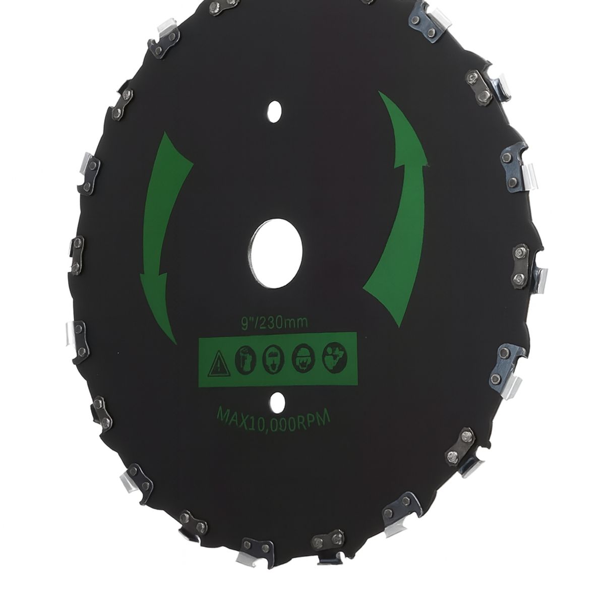 GENERICO - Disco Desmalezadora Dientes De Cadena 9 Pulgadas Heavy Duty