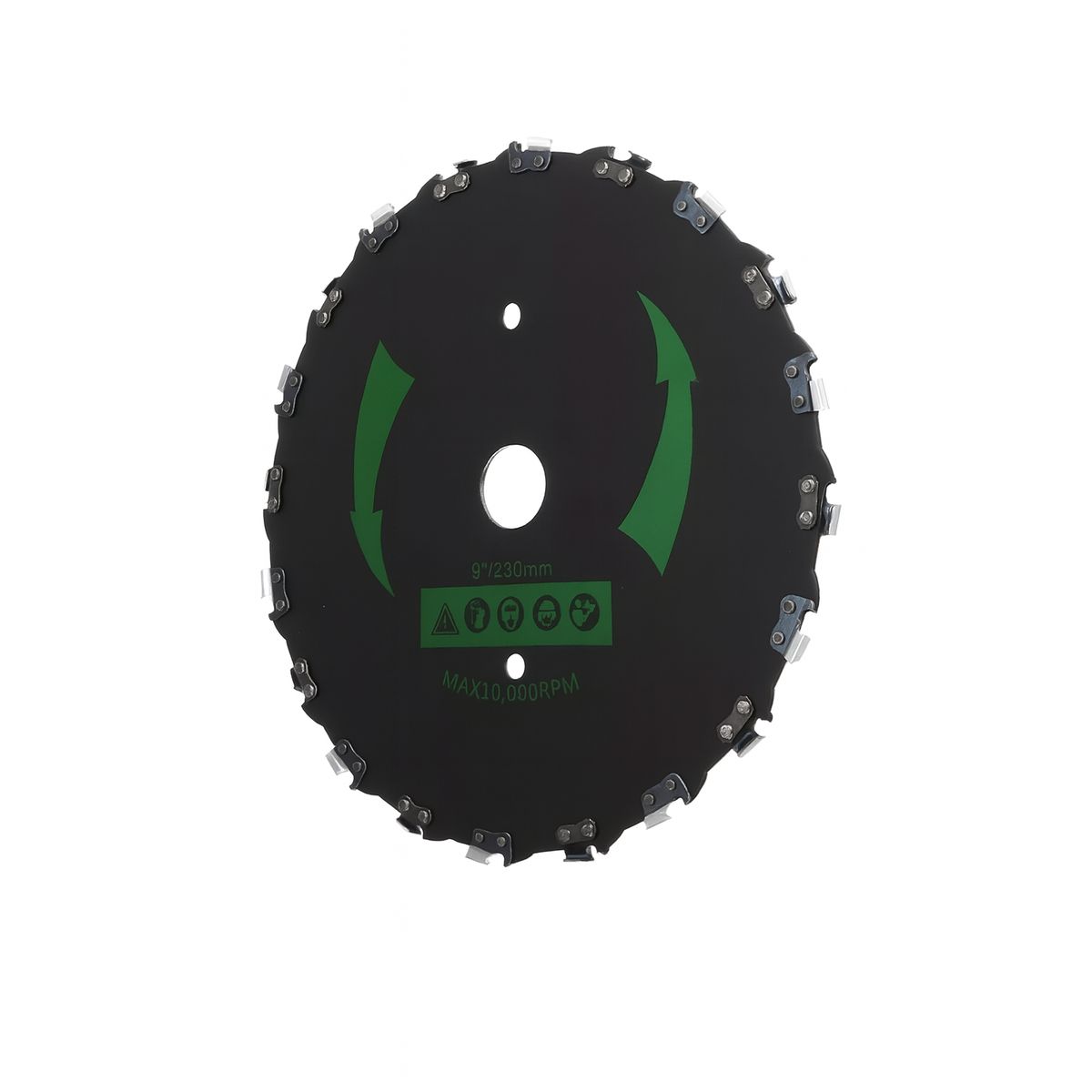 GENERICO - Disco Desmalezadora Dientes De Cadena 9 Pulgadas Heavy Duty