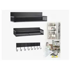 GENERICO - Kit 2 Estante De Almacenamiento Magnético Multifuncional