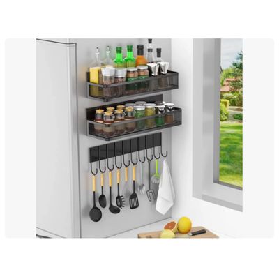 Imagen 2 del producto Kit 2 Estante De Almacenamiento Magnético Multifuncional