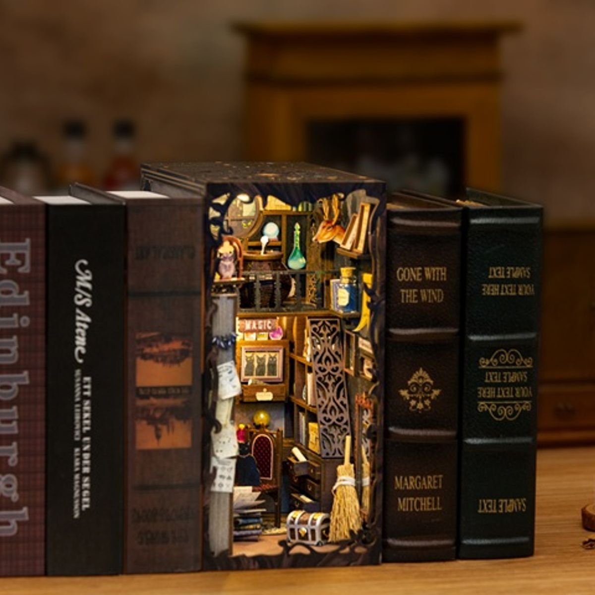 GENERICO - Book Nook Casa Miniatura 3D Magic Pharmacist