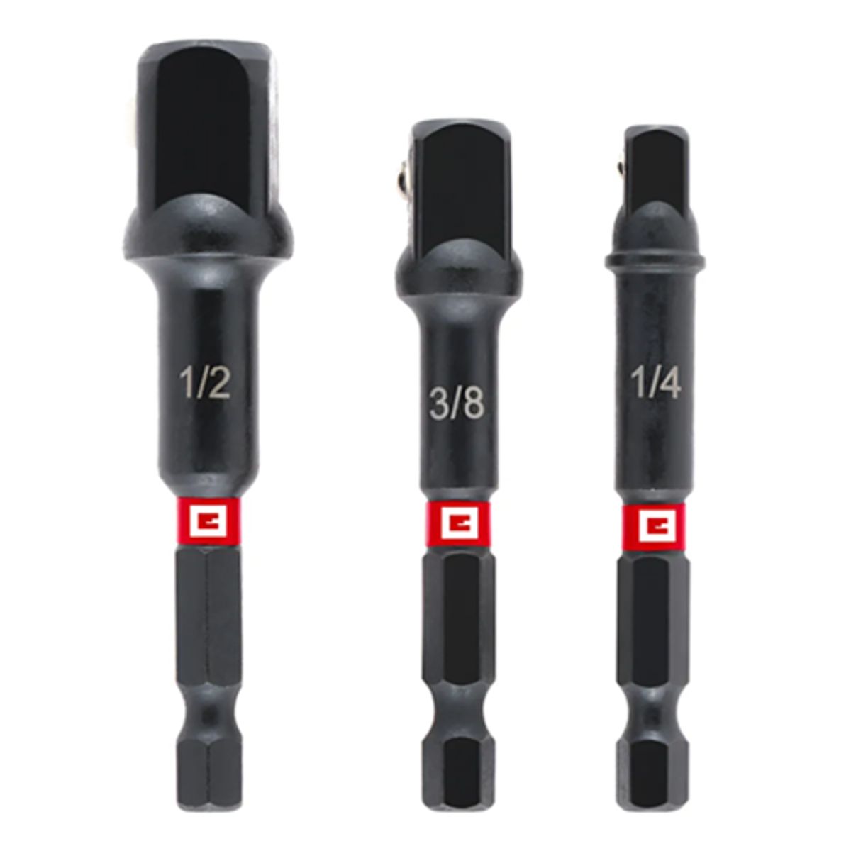 EINHELL - Kit Juego 3 Adaptadores P/ Taladro 1/2 3/8 1/4 Einhell