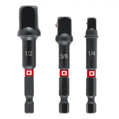 EINHELL - Kit Juego 3 Adaptadores P/ Taladro 1/2 3/8 1/4