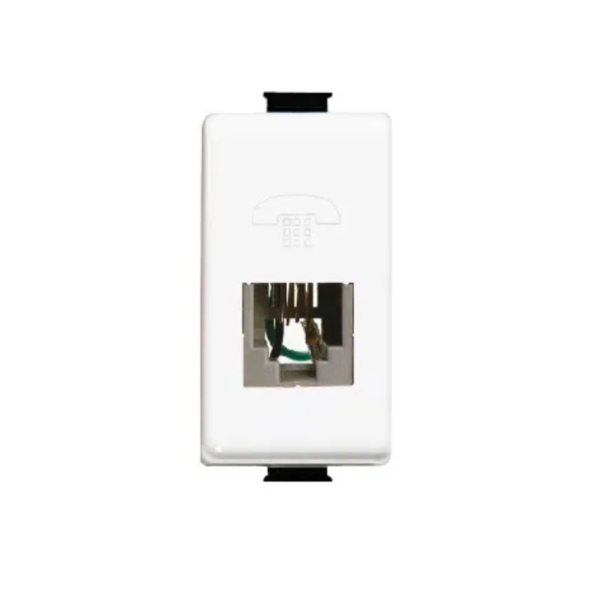 BTICINO - Módulo Toma Rj11 Telefonico Bticino Blanco Matix