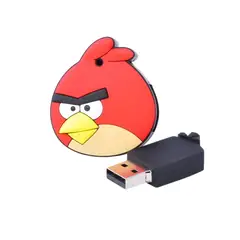 GENERICO - Pen Drive 4GB para Angry Birds 2D Rojo