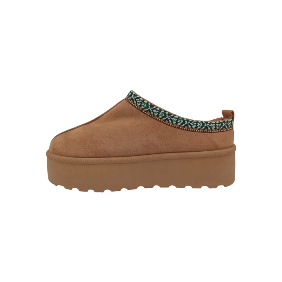 HERIEL - Pantufla Camel Chiporro Mujer