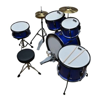 Imagen 2 del producto BATERIA JUNIOR 5PCS PLATILLO + PISO AZUL JUDR-1A