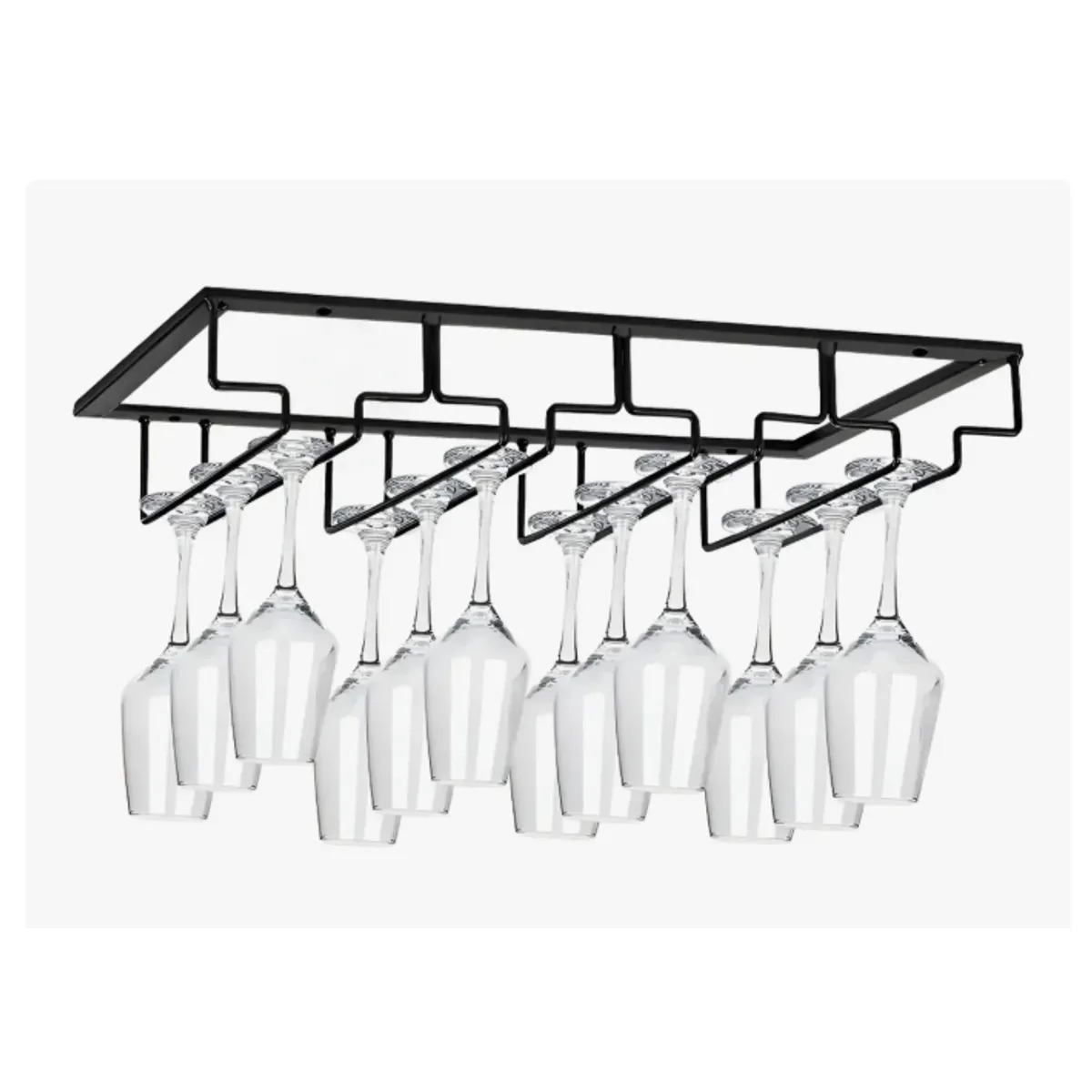 GENERICO - Colgador Copas Metal Bar Premium Organización Soporte Vinos