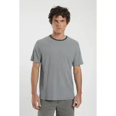 FROENS - Polera Rayas Tejida Hombre - Lino