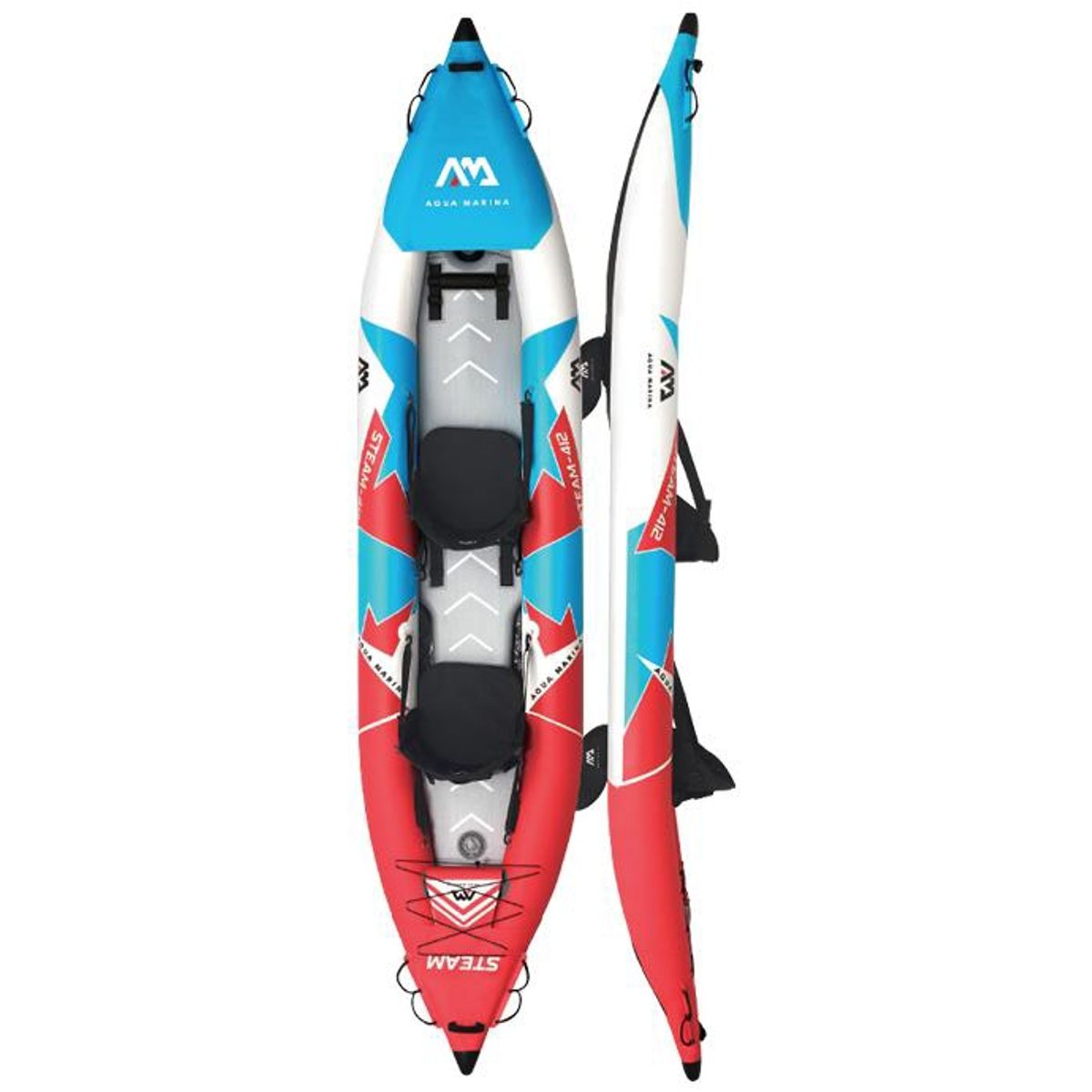 AQUA MARINA - Kayak Inflable Steam Para 2 Personas