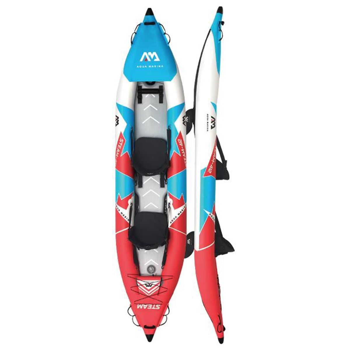 AQUA MARINA - Kayak Inflable Steam Para 2 Personas