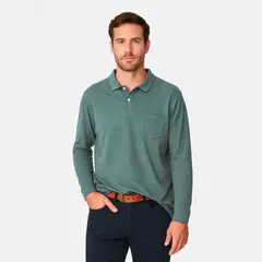 MOSS - Polera Piqué Manga Larga