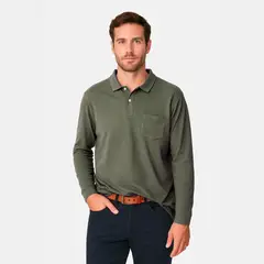 MOSS - Polera Piqué Manga Larga