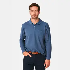 MOSS - Polera Piqué Manga Larga