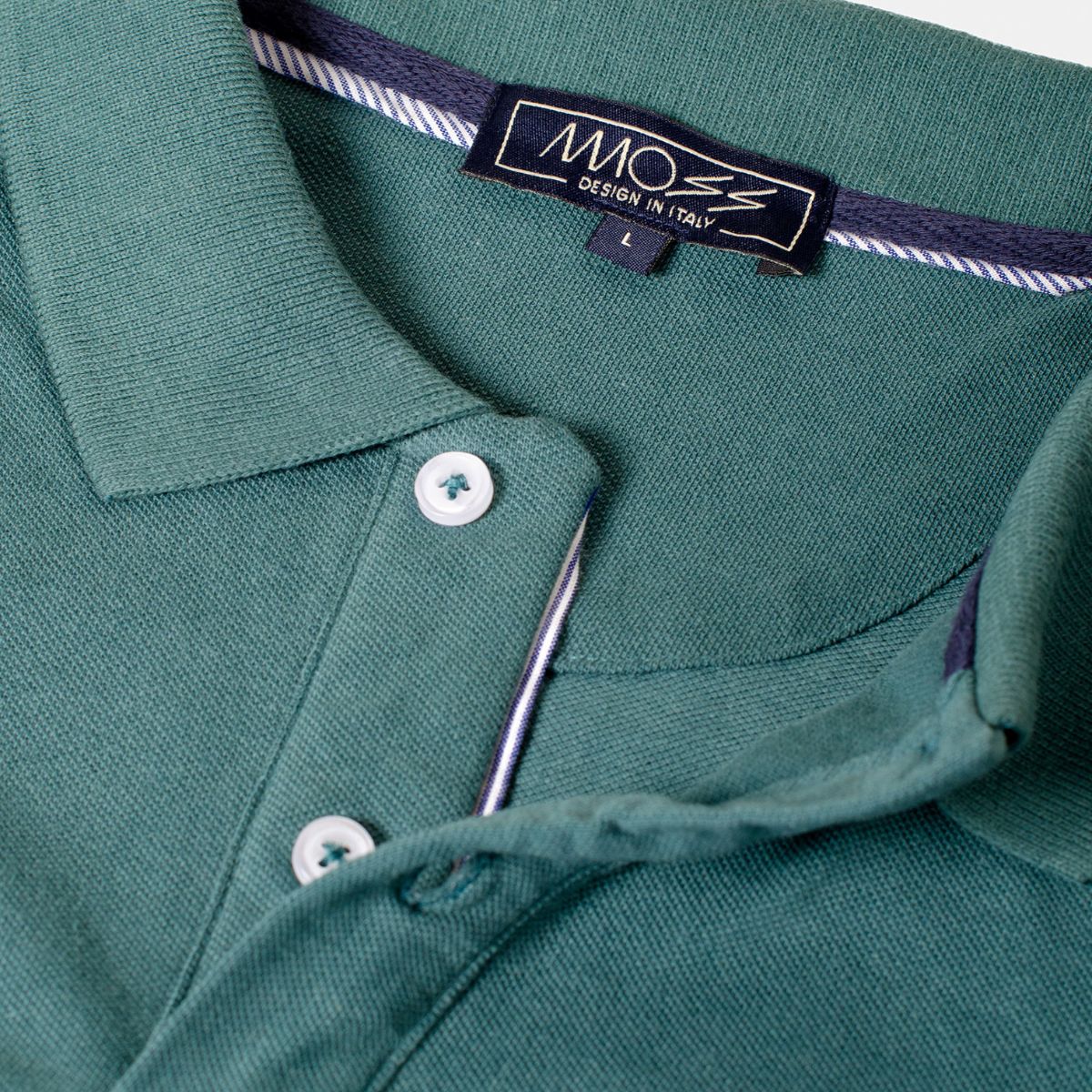 MOSS - Polera Piqué Manga Larga