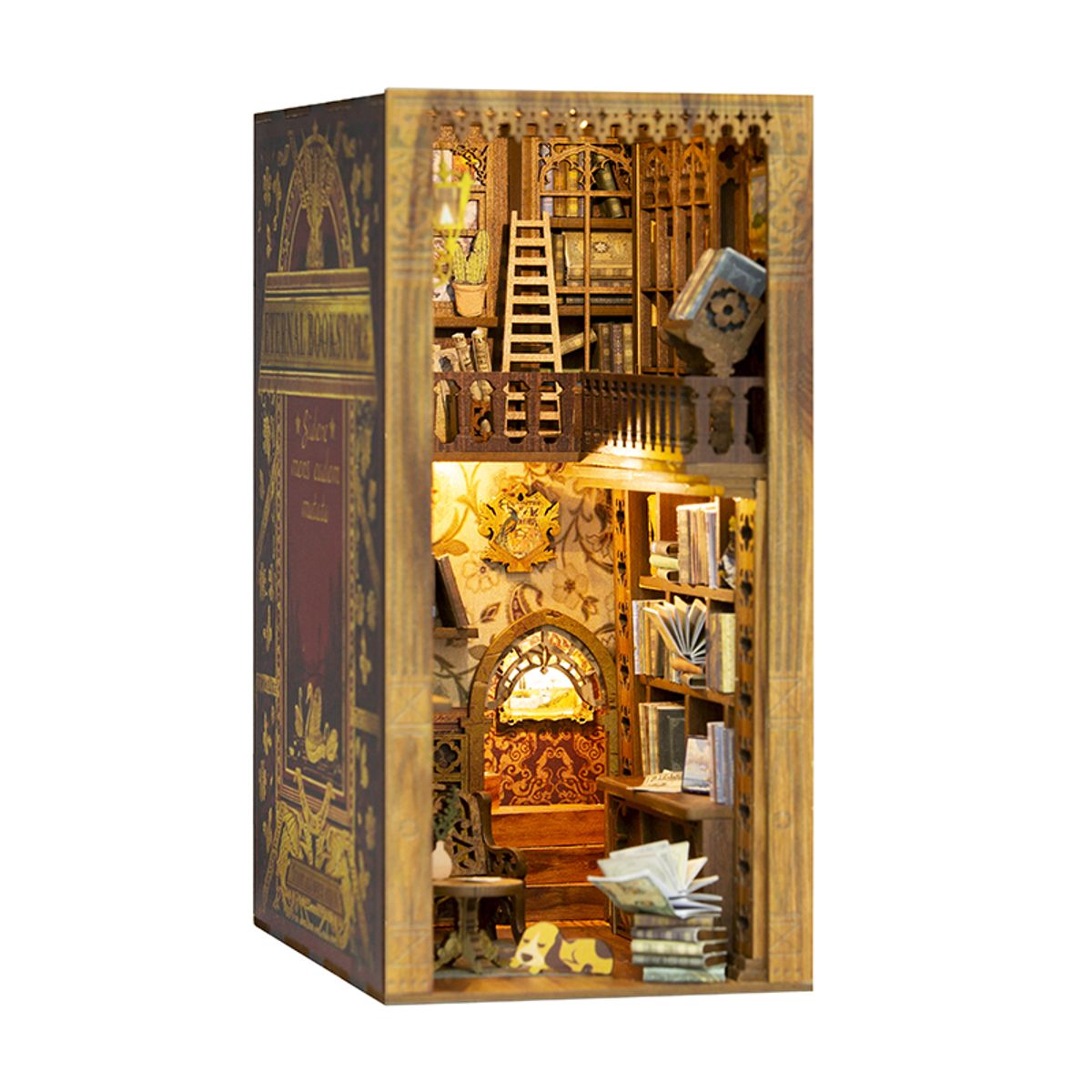 GENERICO - Book Nook Casa Miniatura 3D Eternal Bookstore