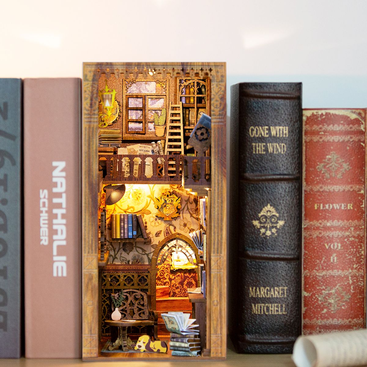GENERICO - Book Nook Casa Miniatura 3D Eternal Bookstore