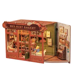 GENERICO - Book Nook Casa Miniatura 3D Mr Hunt Backery