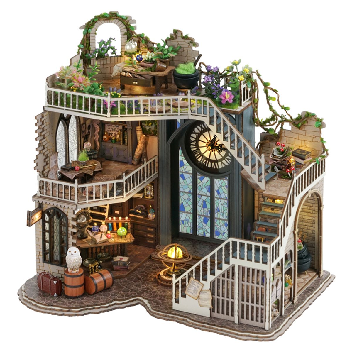 GENERICO - Book Nook Casa Miniatura 3D Magic House